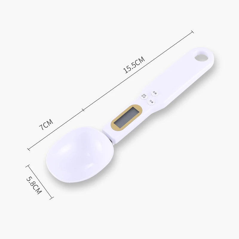 500g 0.1g LCD Electronic Kitchen Scale Digital Food Measuring Flour Spoon Digital Spoon Mini Kitchen Tool for Milk Coffee
